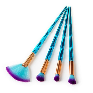 Diamond Shape Makeup Brushes